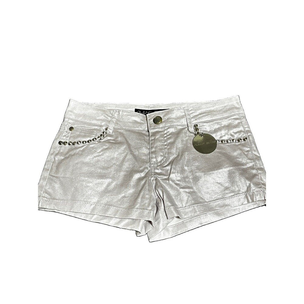 Silent Disco By Celebrity Pink Junior PEARL Size 7 Short Studded NWT